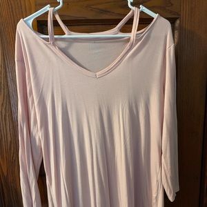3/4 Sleeve Cut out Top